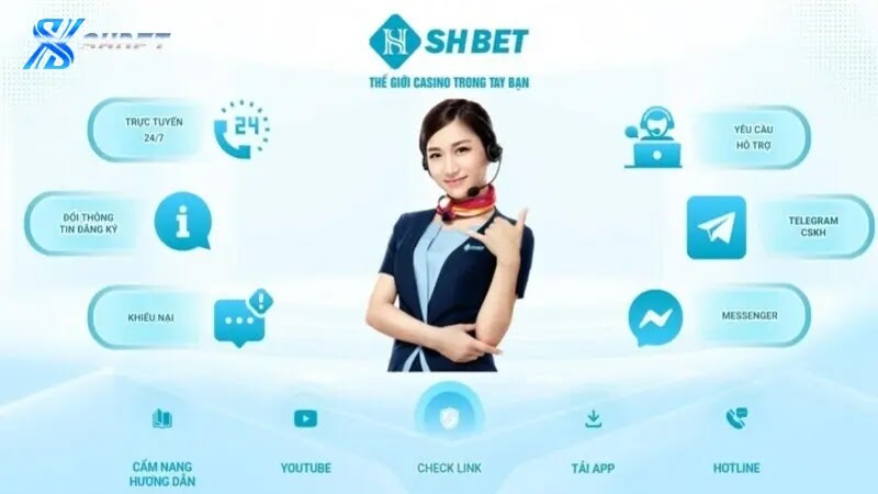 Liên hệ SHBET khi cần hỗ trợ